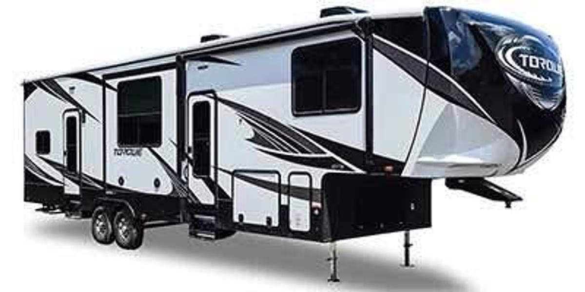 Used 2020 Heartland Torque 371 Toy Hauler Fifth Wheel