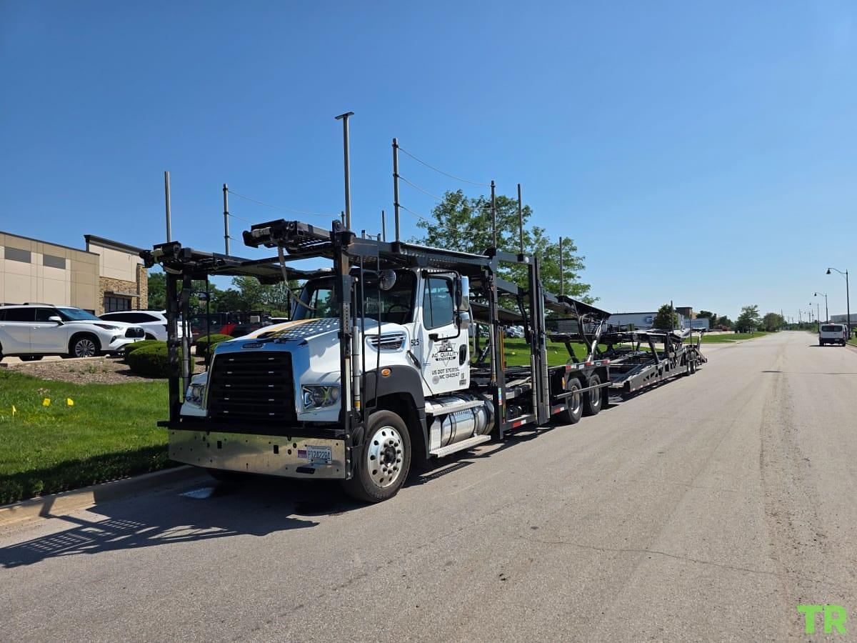 Used 2021 Freightliner 114SD Car Carrier with 2022 Cottrell CX09 Trailer