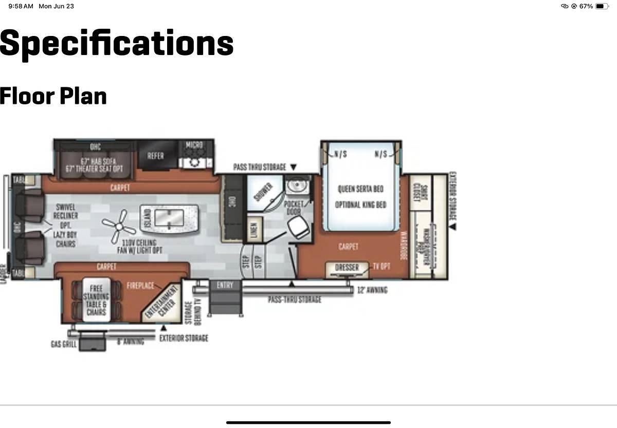 Used 2019 Forest River Rockwood Signature Ultra Lite 8299BS Fifth Wheel