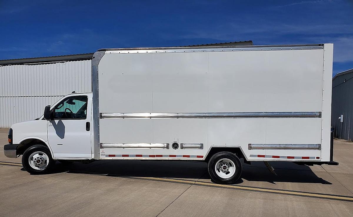 Used 2021 GMC G3500 Savana Box Truck