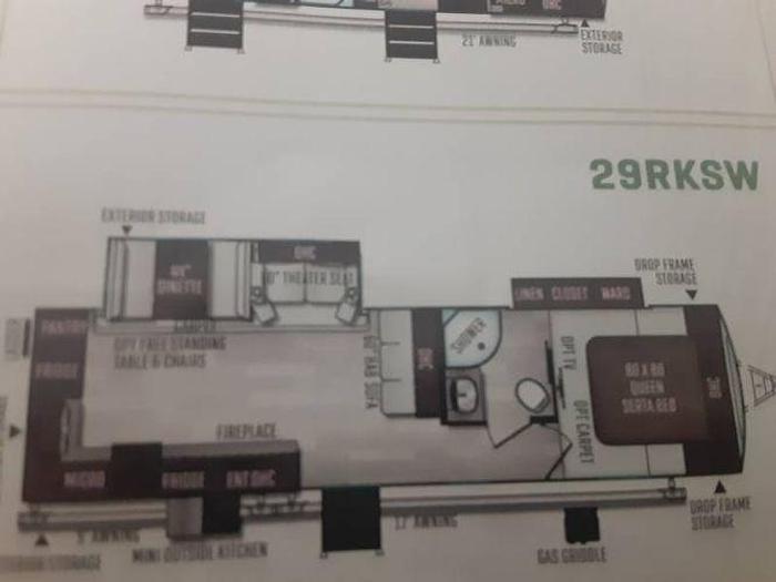 Used 2021 Forest River Flagstaff Super Lite 29RKSW