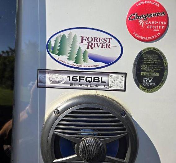 Used 2023 Forest River Cherokee Wolf Pup Black Label 16FQBL