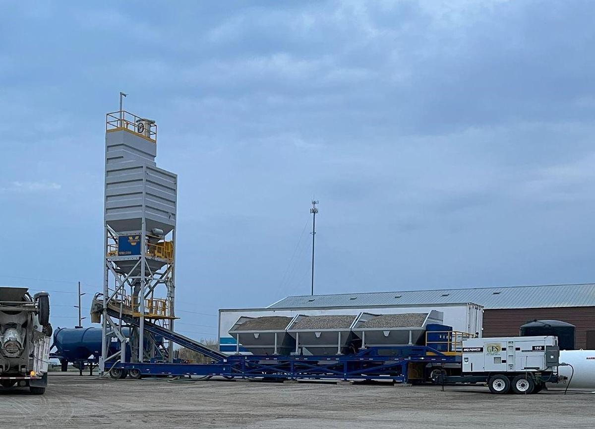 Used 2024 VERSAMIX VM1350 Portable Concrete Plant