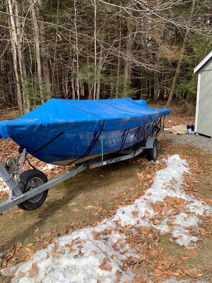 Used 1989 Grumman Fishing Boat With Trailer