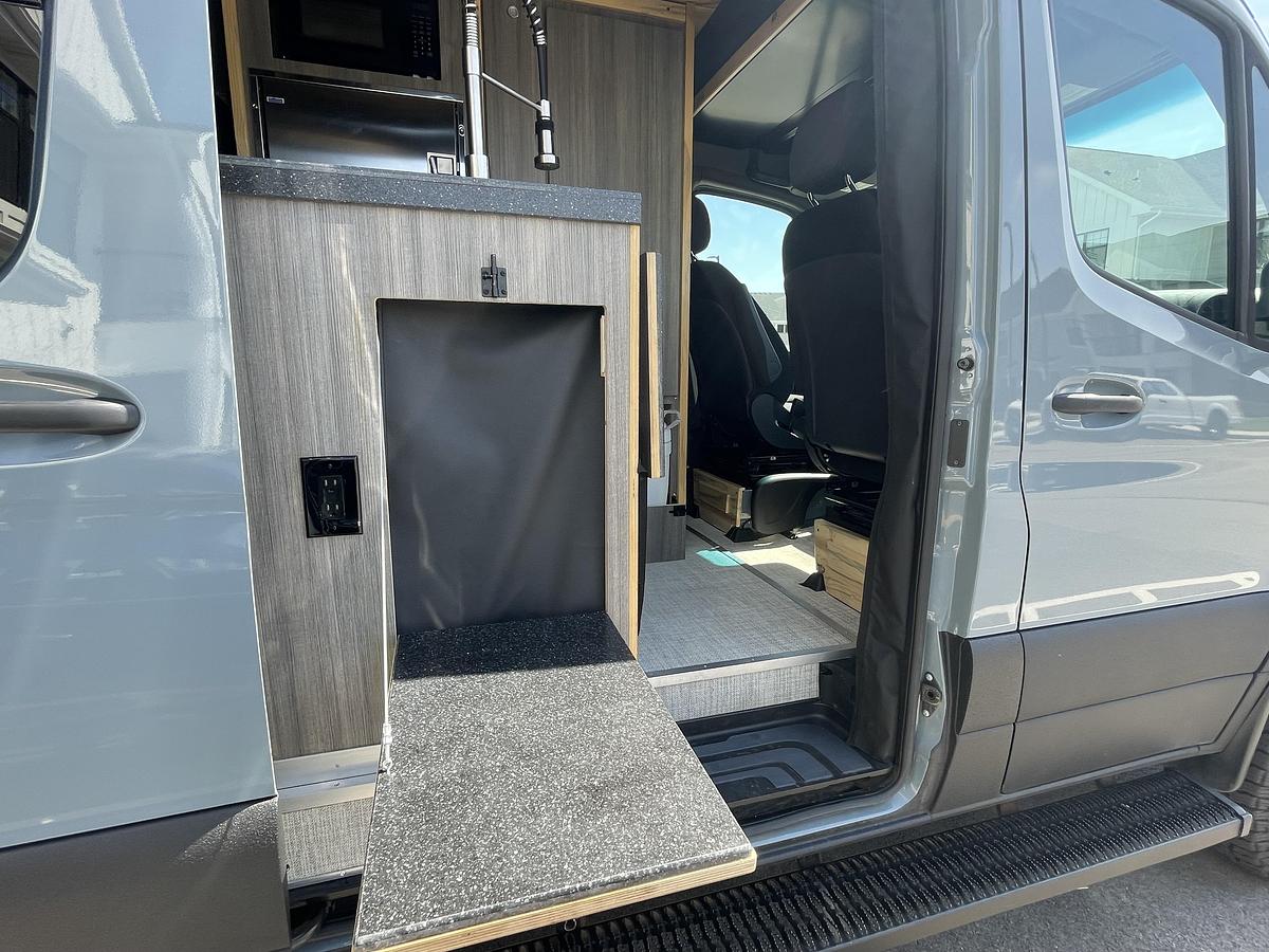Used 2023 Mercedes-Benz Sprinter 144" Wheelbase High-Roof Complete Custom Built By Colorado Camper Van