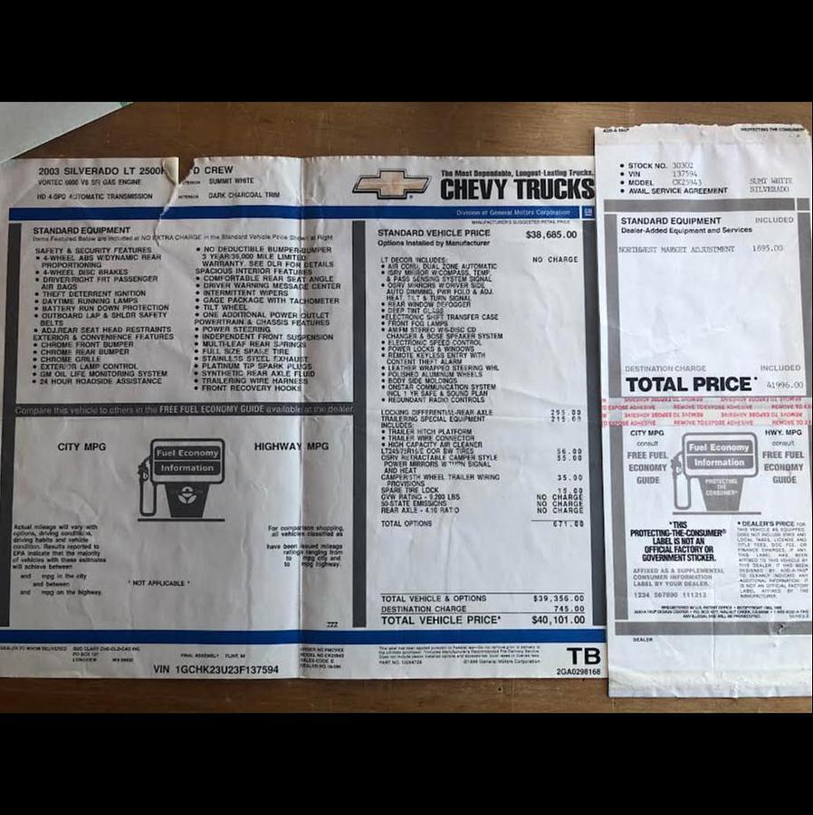 Used 2003 Chevrolet Silverado 2500HD LT 4WD