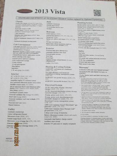 Used 2013 Winnebago Vista 30T