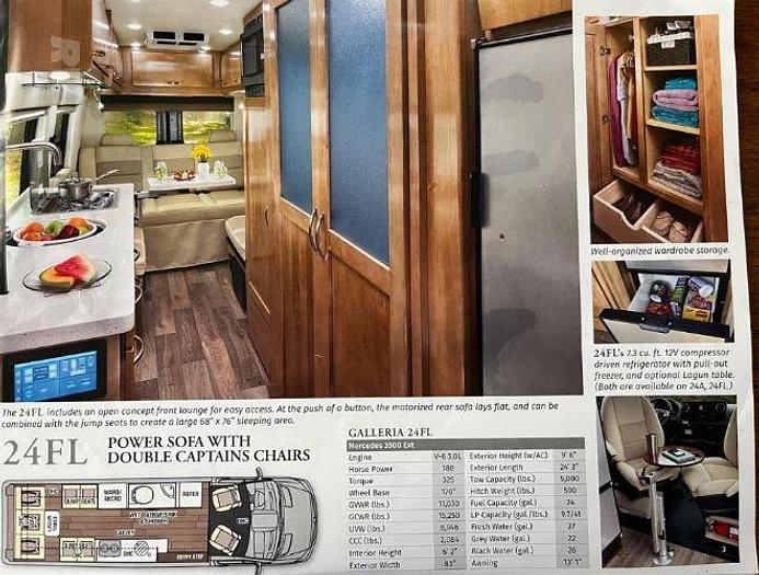 Used 2020 Coachmen Galleria 24FL Class B Motorhome