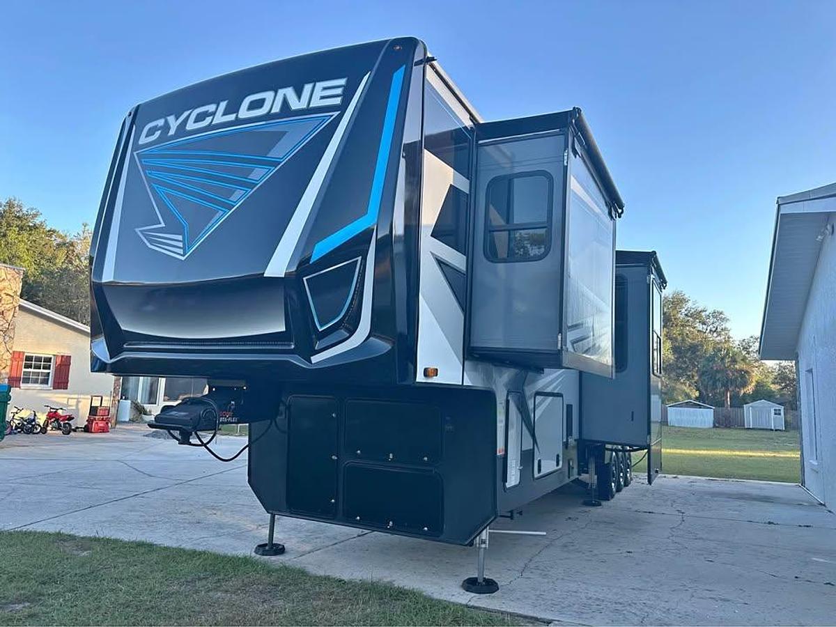 Used 2022 Heartland Cyclone 4006 Toy Hauler