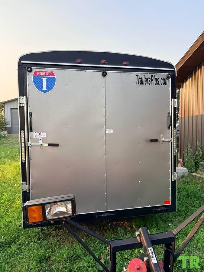 Used 2023 Interstate Victory 7x16 Enclosed Cargo Trailer | Tandem Axle | Like New | Fully Equipped