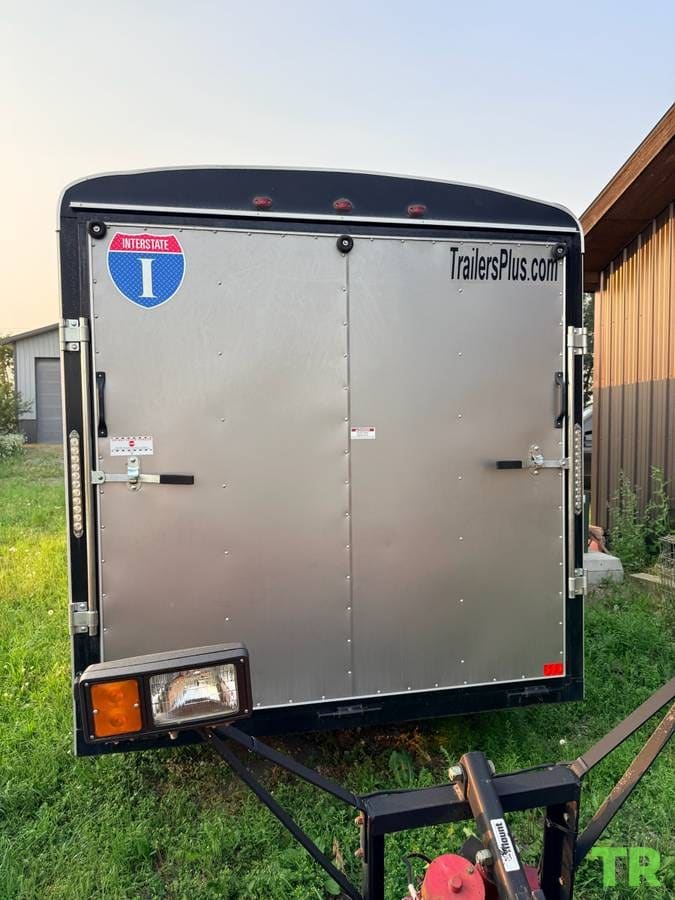 Used 2023 Interstate Victory 7x16 Enclosed Cargo Trailer | Tandem Axle | Like New | Fully Equipped