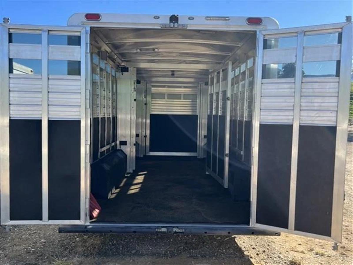 Used 2023 4 Star Polo Aluminum Horse Trailer