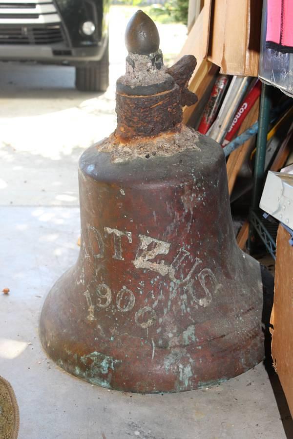Used 1900 Proteus Shipwreck Solid Brass Bell