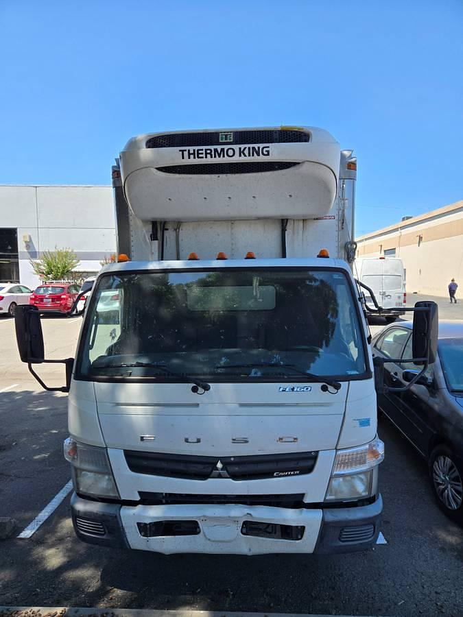 Used 2016 Mitsubishi Fuso FEC72S Refrigerated Box Truck