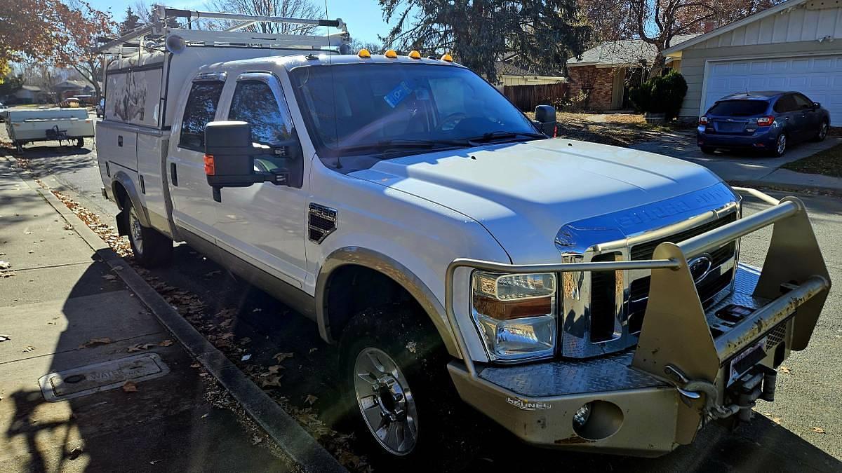 Used 2008 Ford F350 Diesel Utility Truck