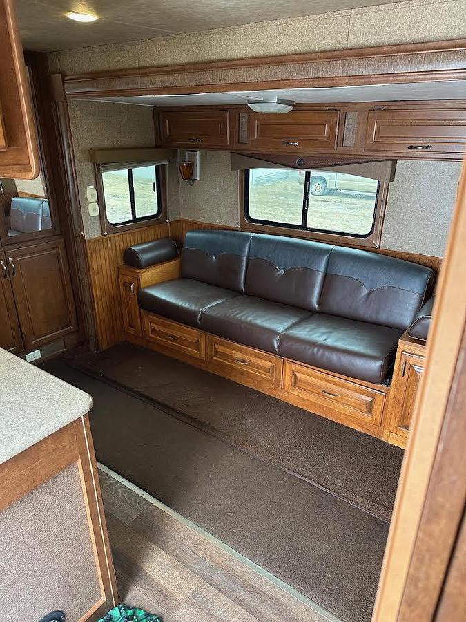 Used 2014 Bison Travel Coach 3 Horse Trailer