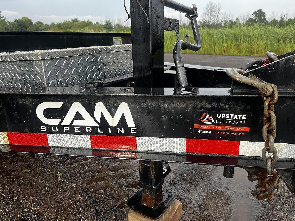 Used 2022 Cam Deckover 18ft Flatbed Trailer