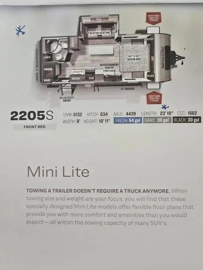 Used 2022 Rockwood Mini Lite 2205S