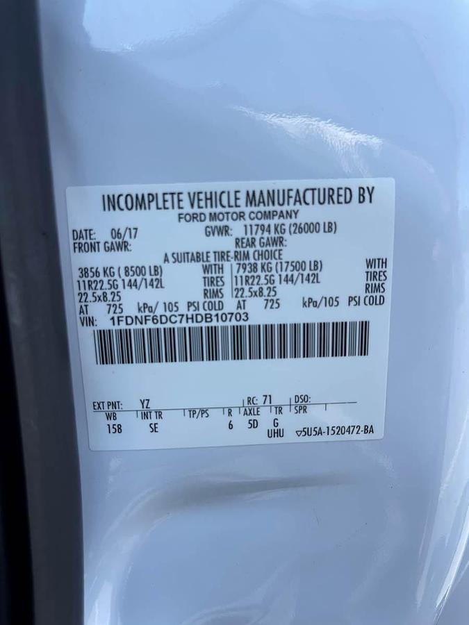 Used 2017 Ford F650 XL Mechanic Service Truck