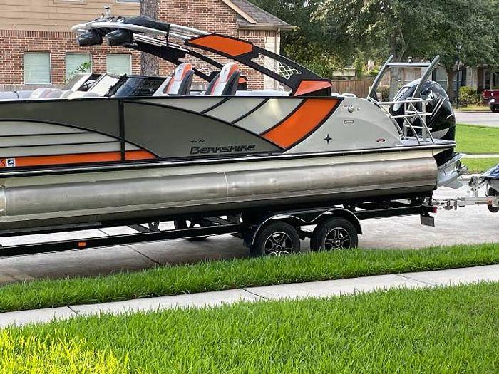 Used 2021 Berkshire Tritoon with SeaDoo Jetski