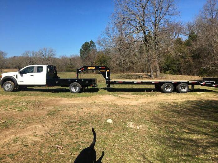 Used 2023 Kearney Gooseneck Tandem DW Trailer With 5ft Dovetail