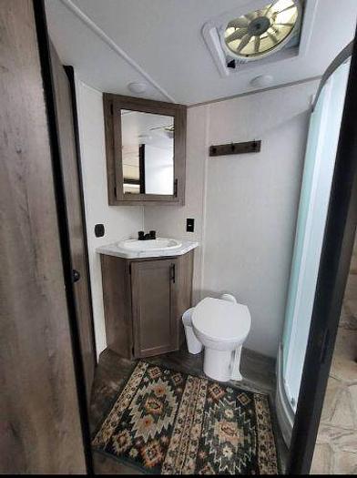 Used 2022 Forest River Cherokee Wolf Pack 315PACK12 and 2019 KTM 250 XC-W