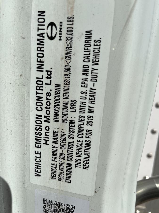 Used 2020 Hino 268A Box Truck