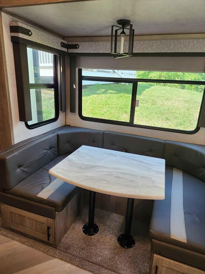 Used 2021 Forest River Wildwood Heritage Glen 356QB Fifth Wheel