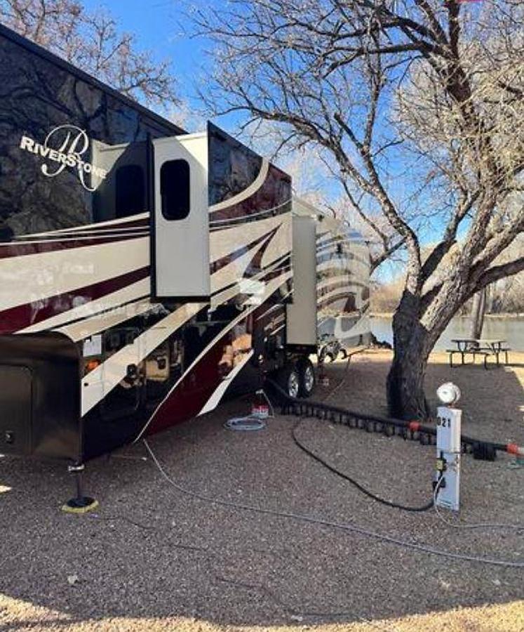 Used 2018 Forest River Riverstone Legacy 38FB-2 Fifth Wheel