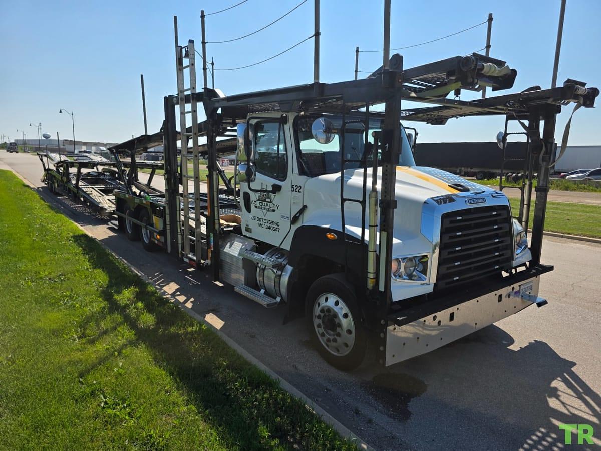Used 2021 Freightliner 114SD Car Carrier with 2022 Cottrell CX09 Trailer