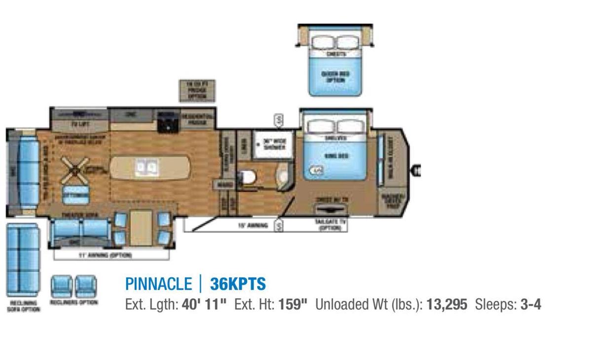 Used 2017 Jayco Pinnacle 36KPTS