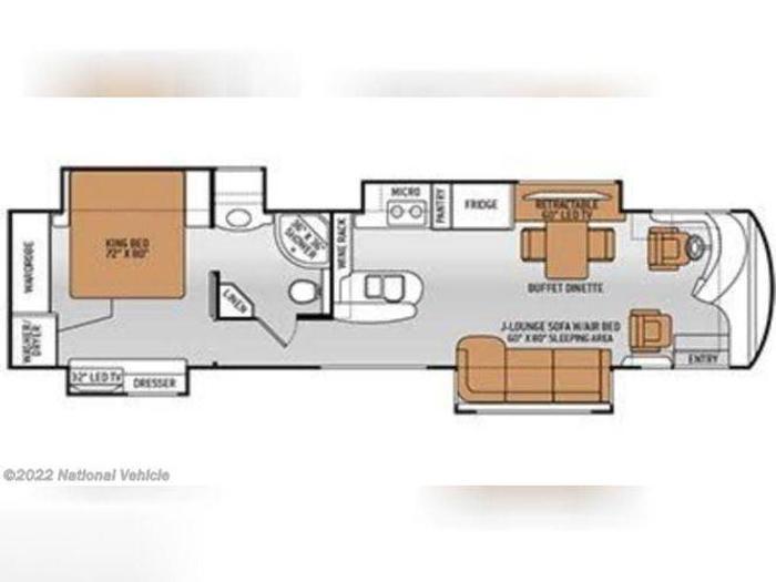 Used 2015 Thor Tuscany M-40KQ