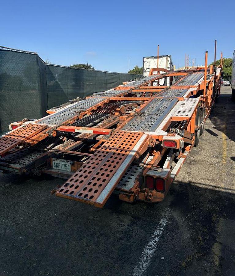 Used 2017 Peterbilt 389 with 2017 Cottrell EZ-7509X 9-Car Hauler