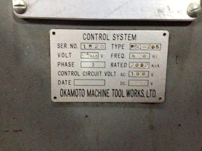Used Used Okamoto PSG-205 Wet Grinder