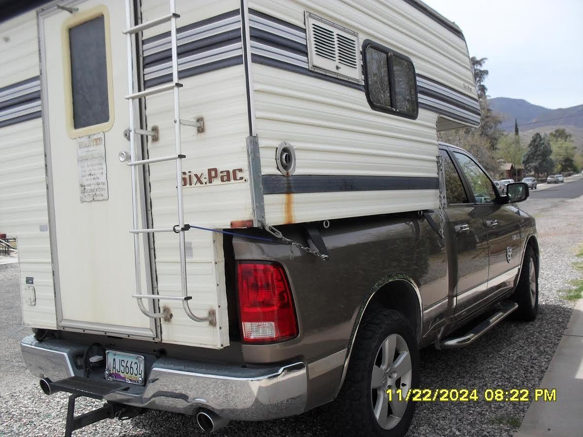 Used 2010 RAM 1500 with Six-Pac Camper