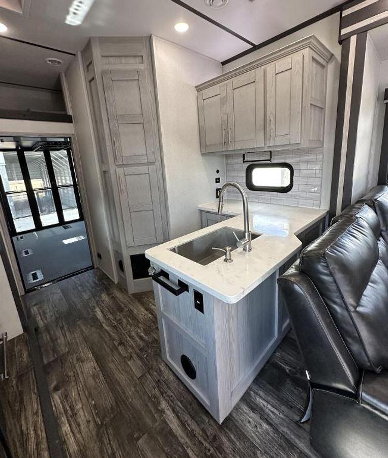 Used 2023 Keystone Fuzion 430 Fifth Wheel Toy Hauler