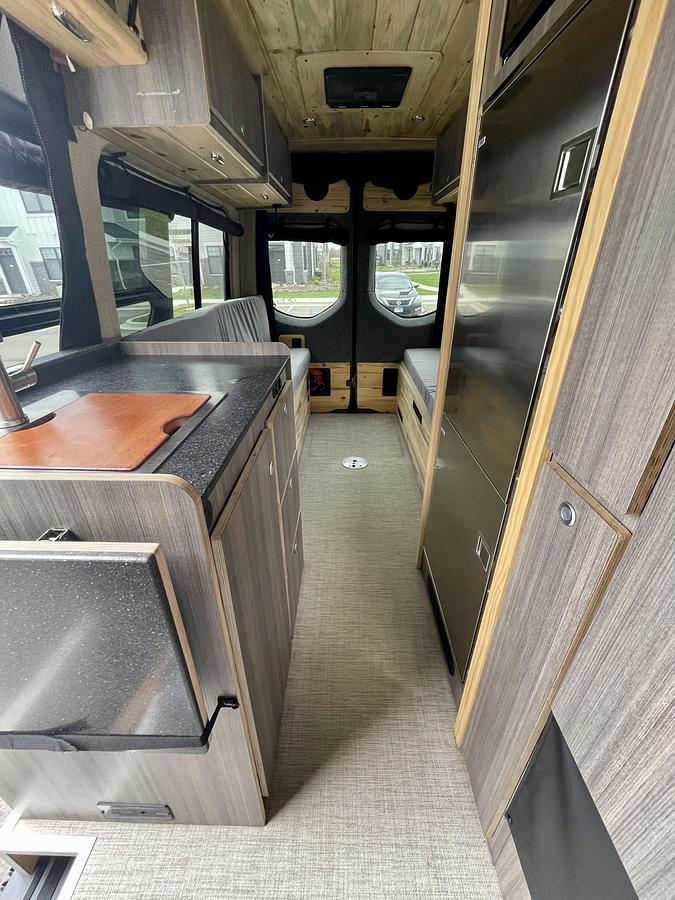 Used 2023 Mercedes-Benz Sprinter 144" Wheelbase High-Roof Complete Custom Built By Colorado Camper Van