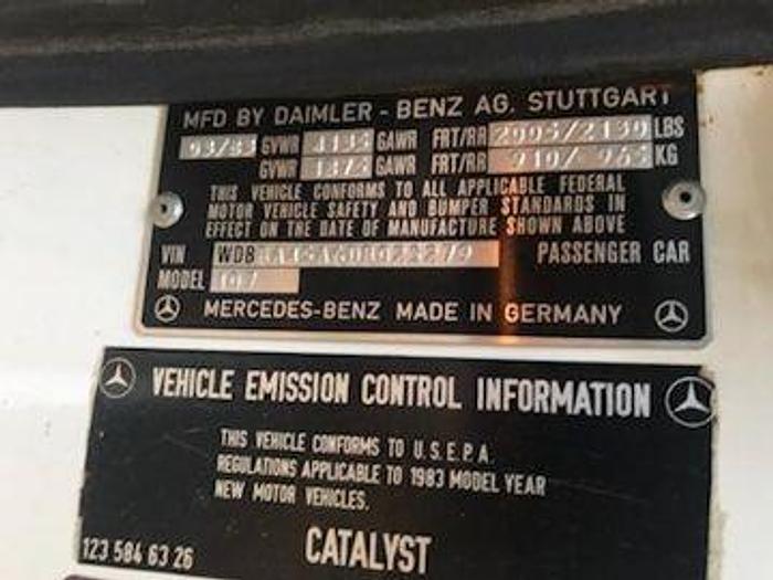 Used 1983 Mercedes-Benz 380 SL