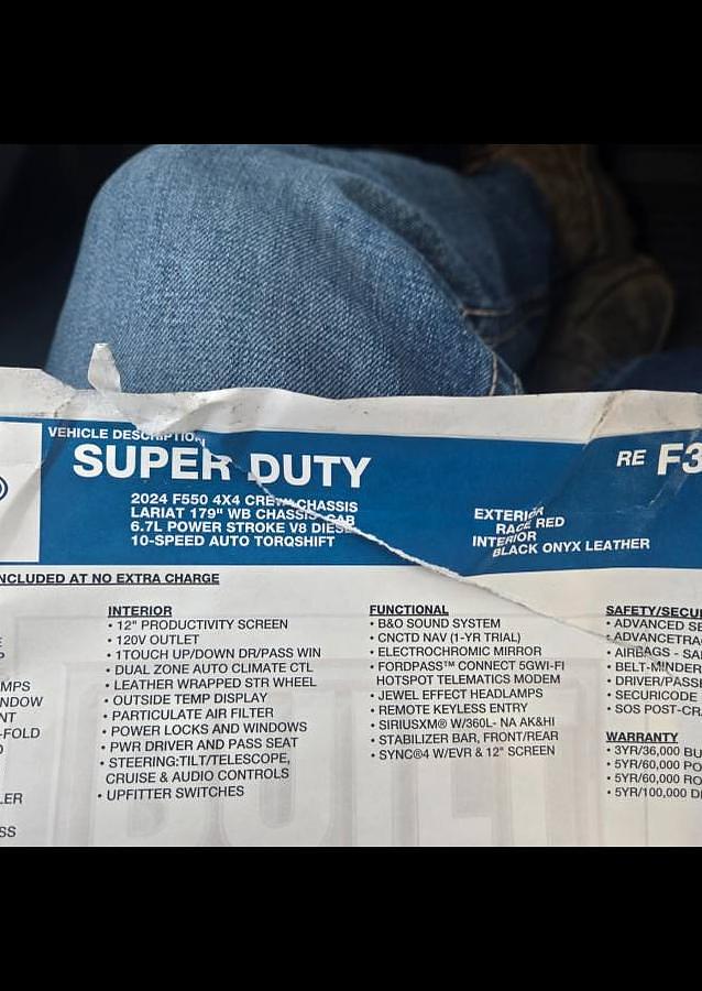 Used 2024 Ford F-550 Diesel Dynamic Tow Truck