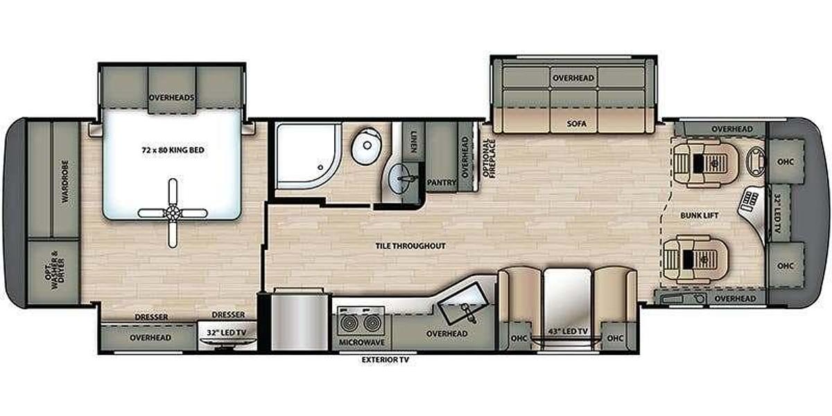 Used 2022 Forest River Berkshire 34B Class A Diesel Pusher