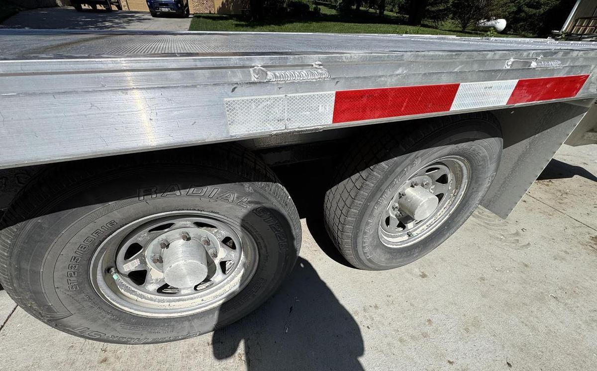 Used 2020 Alum-Line Gooseneck Flatbed Trailer