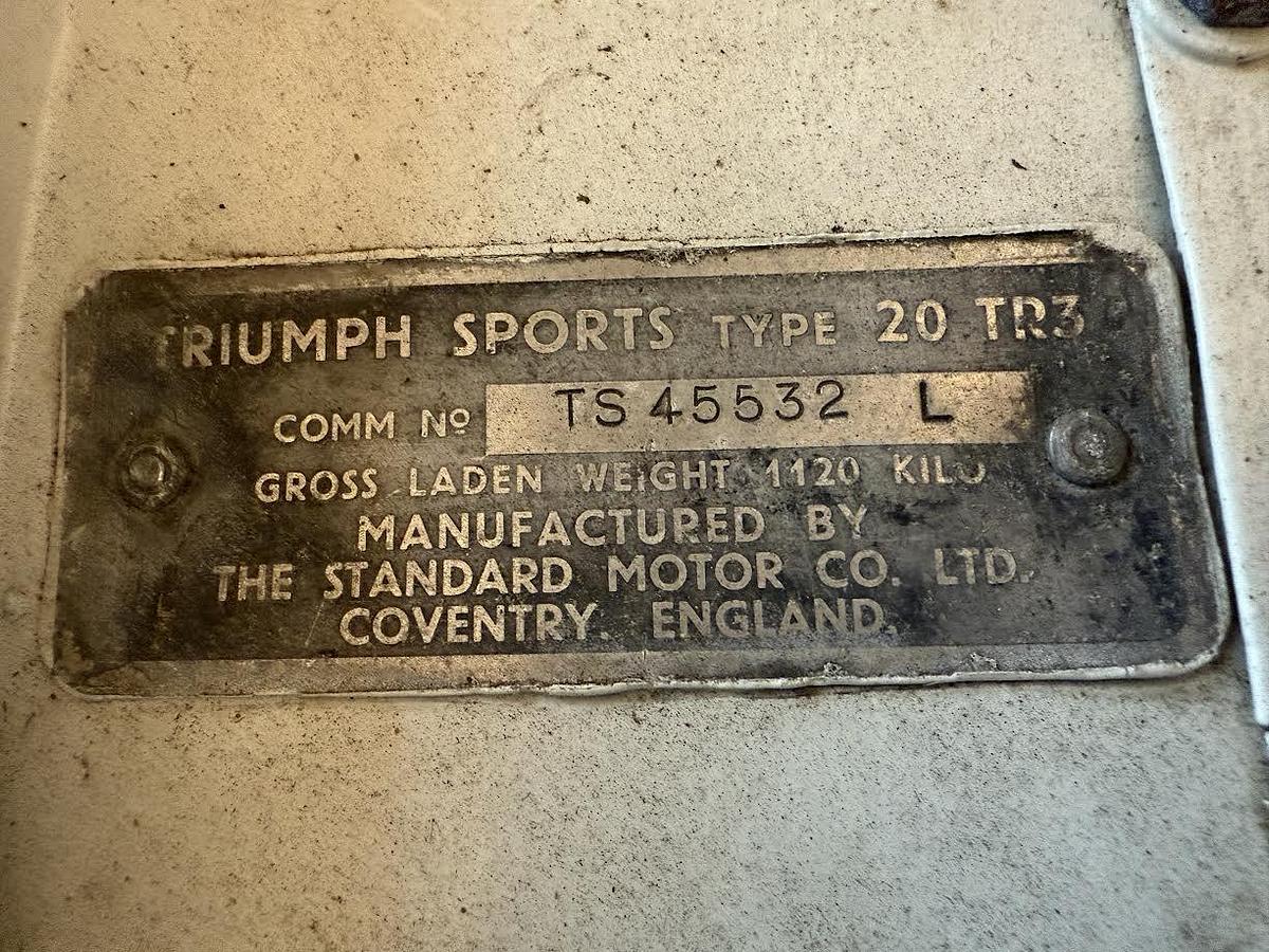 Used 1959 Triumph TR3