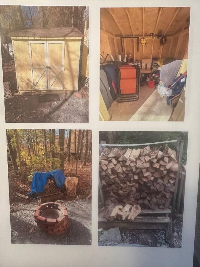 Used Two Story Park Model Trailer With 2022 Evolution Forester Golf Cart