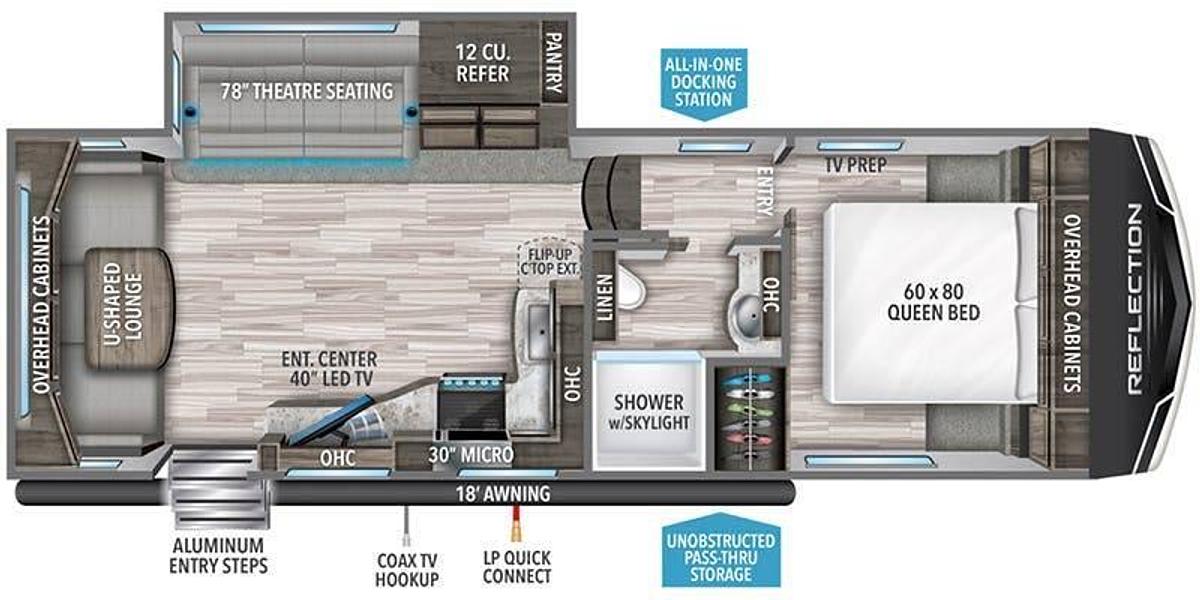 Used 2021 Grand Design Reflection 260RD