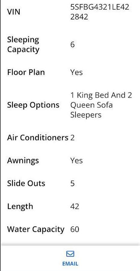 Used 2020 Heartland Big Country 4011 ERD