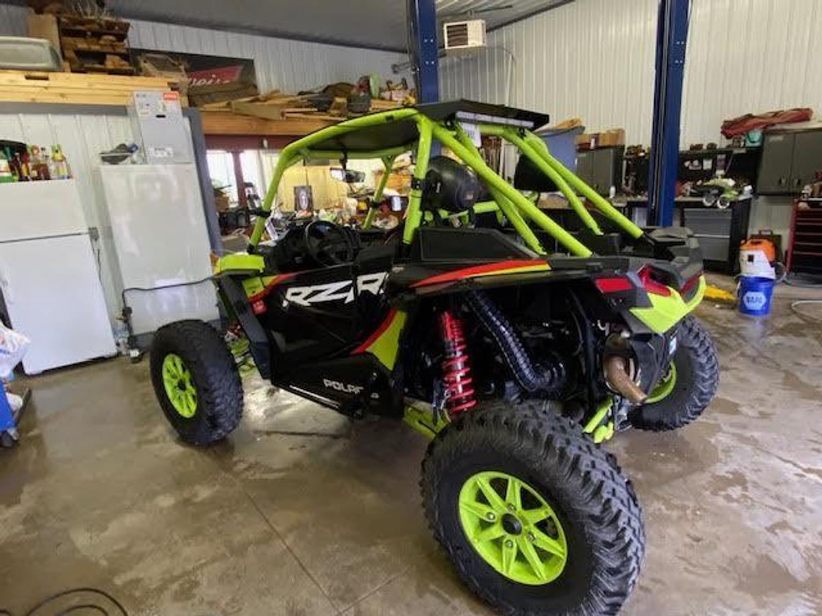 Used 2021 Polaris RZR Turbo S Lifted Lime