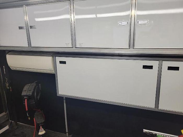 Used 2015 Motorsports Aluminum 3 Car Trailer
