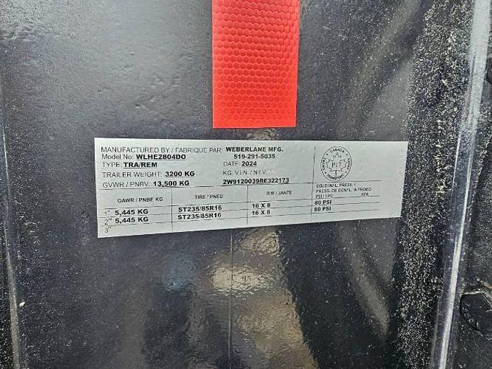 Used 2024 Weberlane Gooseneck Trailer