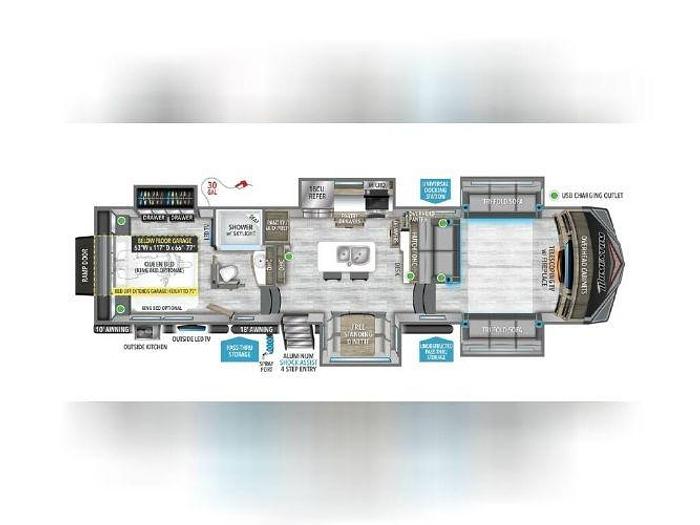 Used 2021 Grand Design Momentum 376TH
