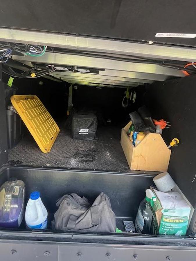 Used 2021 Heartland Cyclone 4007 Fifth Wheel Toy Hauler